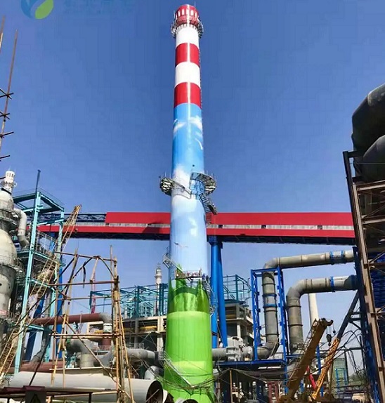 煙囪粉刷美化:綠色技藝綻放光彩,讓工業(yè)風景重煥生機！